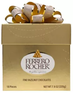 Ferrero Rocher (4-Box Lot) Fine Hazelnut Chocolate Candy - 31.6 oz - 72 Pieces - Picture 1 of 3