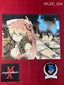 Wendee Lee autographed signed 8x10 photo Blue Exorcist Shura Beckett COA - Picture 1 of 1