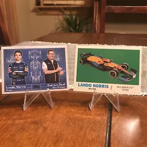 2021 Topps F1 Debrief Andreas Seidl & Lando Norris #D-15 + McLaren Team T61-LN - Picture 1 of 4