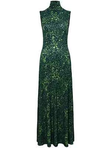 Proenza Schouler White Label Abstract-print High-neck Dress Size XS - Picture 1 of 5