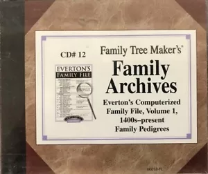 Family Tree Maker: Family Archives (CD) (4) CDS #3 - Picture 1 of 2