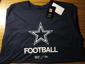 Dallas Cowboys NFL Navy Sideline Legend Football Performance T-Shirt, Large - Picture 1 of 7