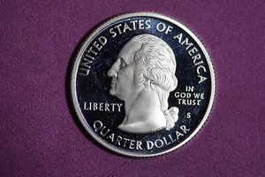 ESTATE FIND 2007 -S Silver Proof Washington Quarter "Idaho"! #K45640 - Picture 1 of 2