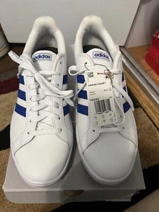 Adidas Men's Grand Court adidas Tennis Sneaker 100% Authentic Size 10 h02062 - Picture 1 of 5