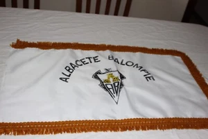 BANDERA DE FUTBOL VINTAGE AÑOS 90 DEL ALBACETE BALOMPIE ES PEQUEÑA FLAG - Imagen 1 de 1