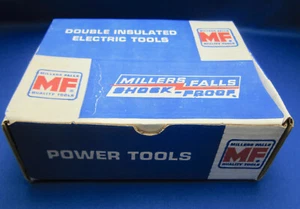 MILLERS FALLS VTG Electric Drill Model A No.SP2038 Made In USA 70's UNUSED COND. - Picture 1 of 12