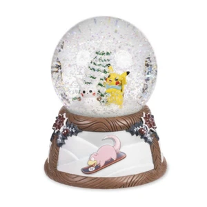 Pikachu Slowpoke Piplup Fuecoco Snow Globe Christmas Holiday Pokemon Nintendo - Picture 1 of 3