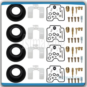 4X Carburetor Repair Kit w/ Diaphragm For 2001-2005 Suzuki Bandit 1200 GSF1200 S - Bild 1 von 8