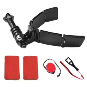 Sports Camera Motorcycle Riding Helmet Chin Stand Mount Holder For Gopro Hero - Picture 1 of 6