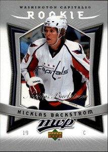 2007-08 (HKY) Upper Deck MVP #358 Nicklas Backstrom RC