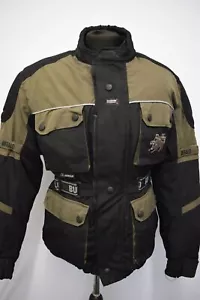 JT743 BUFFALO MEN'S TEXTILE MOTORCYCLE WATERPROOF BIKER JACKET SIZE XXS - Picture 1 of 10