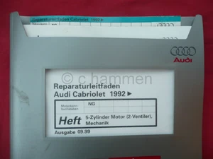 Reparaturleitfaden Audi 80 Cabrio 5 Zyl. 2,3l Motor NG 98 kW Mechanik Zahnriemen - Bild 1 von 1