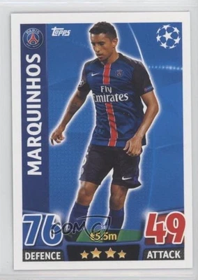 2015-16 Topps Match Attax UEFA Champions League Marquinhos #58 - Image 1 of 2