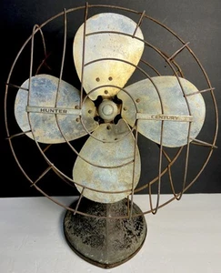 Vintage Hunter century Zephair Oscillating Electric Fan 265 C-16. Works Great! - Picture 1 of 15