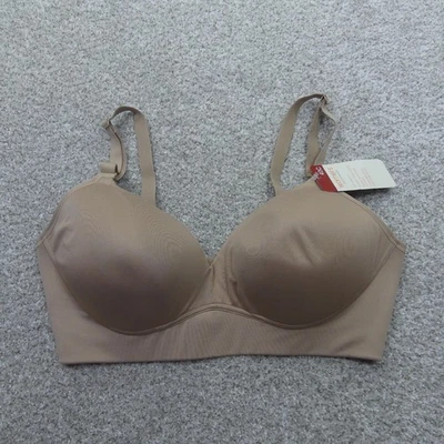 Warners Bra Women 40C Beige Wireless Lightly Lined Convertible Blissful Benefits - Image 1 of 4