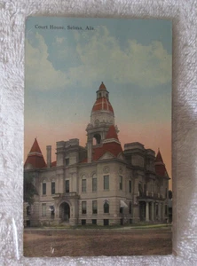 Antique 1914 Court House Selma Alabama Postcard - Picture 1 of 3