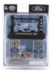 Kit modelo furgoneta Ford Econoline 1965 máquinas M2 R64 lanzamiento 64 1:64 - Imagen 1 de 3