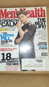 MEN'S Health Magazine September 2010 Jeremy Renner Ultimate No-gym Plan - Picture 1 of 5