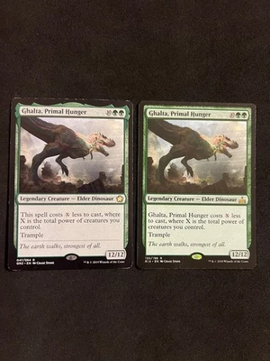 Ghalta, Primal Hunger x2 [Game Night/Rivals of Ixalan) Magic MTG Cards HP/MP - Image 1 of 2