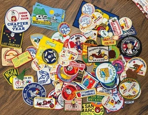 Lot of 100+ Vintage NCHA Good Sam Patches & Pins Samboree Convention MISC 0079 - Picture 1 of 2
