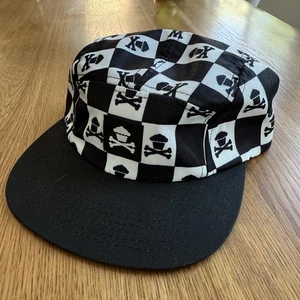 Johnny Cupcakes Five Panel Hat with Checkered Pattern NWOT - Picture 1 of 3