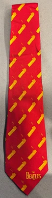 The Beatles One Album Rojo con Amarillo 1 Corbata 100% Seda Hecho a Mano Foto 1 de 4
