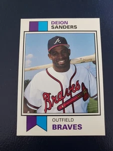 Deion Sanders Atlanta Braves PPG Pocket Price Guide #58 RARE ODDBALL - Picture 1 of 2