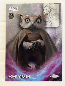 Kh'ymm 2025 Topps Cromo Star Wars #CE-33 Exclusivo Costco - Imagen 1 de 2