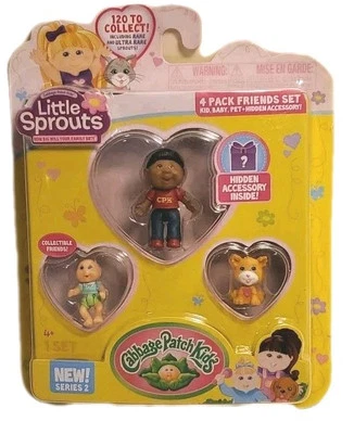 Parche de repollo niños paquete de 4 amigos serie 2 pequeños brotes nuevo sellado Foto 1 de 4