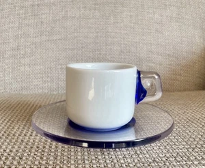 Vintage Guzzini Espresso Coffee Cup And Saucer - Picture 1 of 9