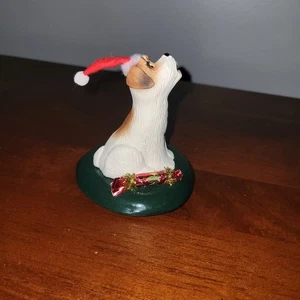 VINTAGE 1997 Byers Choice The Carolers Christmas Dog With Presents Hound Lab Pup - Picture 1 of 6