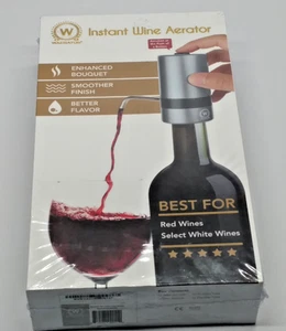 WAERATOR W2 | Weinbelüfter | Instant 1 Knopf Elektrischer Ausgießer Wein Scotch Whiskey - Bild 1 von 10