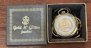 Reloj Colgante Bolsillo Marcel De Colección Manual Suizo con Collar Cadena Monet Para Piezas - Imagen 1 de 7