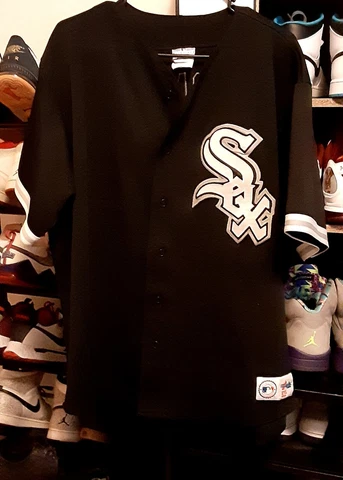 Vtg 1994 Frank Thomas Majestic Made in USA Chicago White Sox MLB Jersey Mens XL Cover