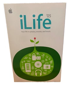 Vintage Apple iLife 05 mit Originalkarton, CD & DVD und Anleitungen. KOSTENLOSER VERSAND - Bild 1 von 5