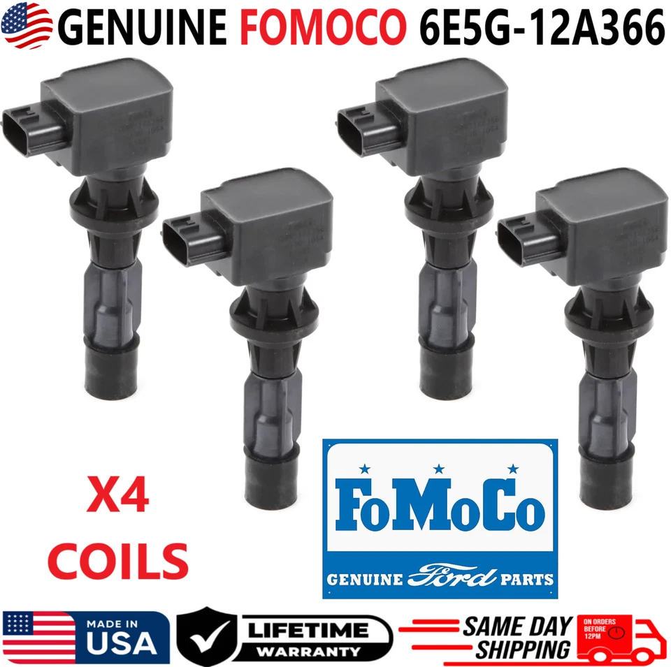 Bobinas de encendido originales Ford para Ford Fusion Mercury Milan 2006-2009, 6E5G-12A366 Foto 1 de 4