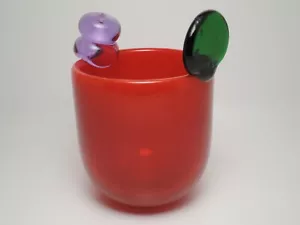 Botella Nuutajarvi N527 Pampula Roja OIVA TOIKKA iittala Finlandia 1970-72 PÁJAROS POR - Imagen 1 de 10