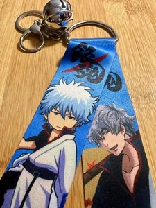 GinTama~GINTOKI SAKATA~Lindo Llavero GRANDE~Bolso Colgante-Clipon~Anime NUEVO - Imagen 1 de 5