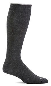 SockWell Women's Featherweight Fancy Moderate Graduated Compression Socks - Blk