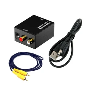 Optical to RCA AV Switcher Selector Box Coaxial Toslink Audio Converter - Picture 1 of 10