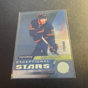 20/21 UD SYNERGY LEON DRAISAITL EXCEPTIONAL STARS INSERT /449 - Picture 1 of 3