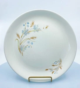 Vintage Japan Autumn Wheat 8701 with Blue Flowers Circular 11.5” Platter - Picture 1 of 8
