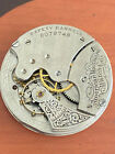 VINTAGE 6 SIZE WALTHAM POCKET WATCH MOVEMENT, GR. Y, KEEPING TIME, YEAR 1896