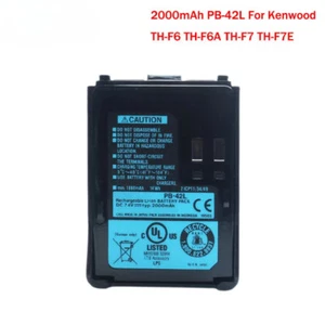New Full 2000mAh Li-ion Battery PB-42L For Kenwood Radio TH-F6 TH-F6A TH-F7 - Foto 1 di 4