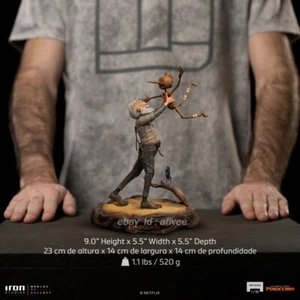 Iron Studios 1/10 Statue Geppetto & Pinocchio Deluxe Signed - Pinocchio - Picture 1 of 7