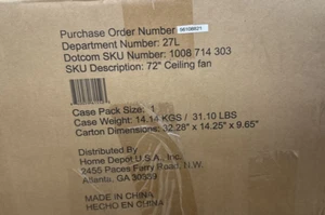 HDC Intervale 72 in. Matte Black Replacement parts 1006 714 303 - Picture 1 of 18