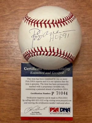 Rod Carew Autographed Signed OMLB w Inscr  (PSA) - Image 1 of 3