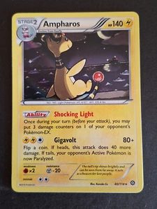 Ampharos HOLO 40/114 XY Steam Siege Pokemon Karte Englisch - Bild 1 von 3
