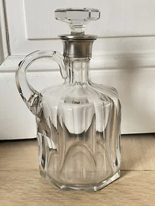 Ancienne Carafe à Whisky en cristal et Argent  - Bild 1 von 9
