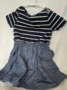 Girls' Nautica Brand Two-Material Dress, Size 4, EUC, Free Shipping! - Picture 1 of 5